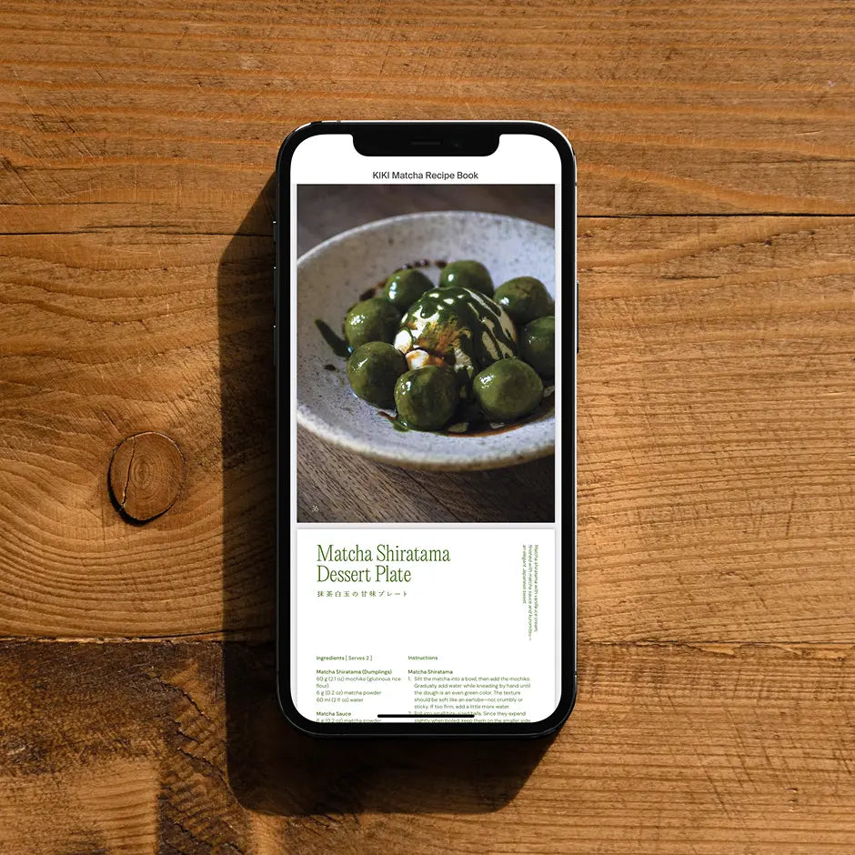 KIKI Matcha Recipe Book - English Digital PDF (Preview)