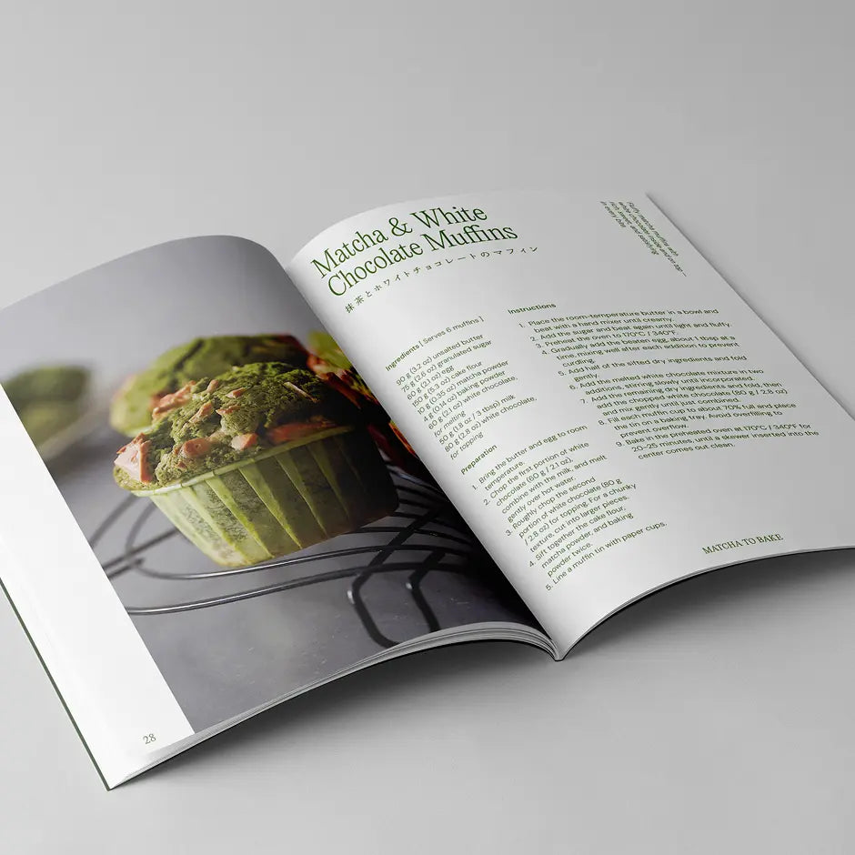 KIKI Matcha Recipe Book - English Print Edition (Inside)