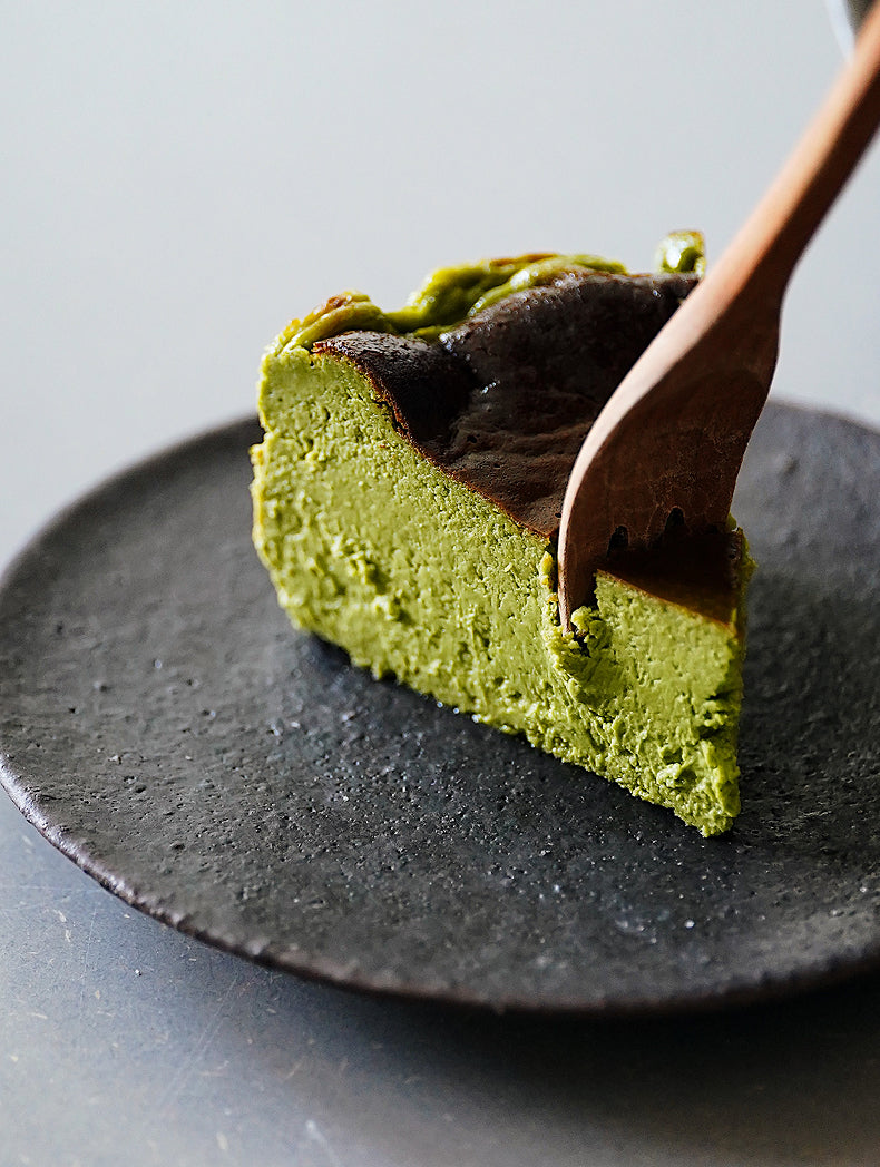 Chilled matcha desserts - shiratama, pudding, ice cream, panna cotta and rare cheesecake